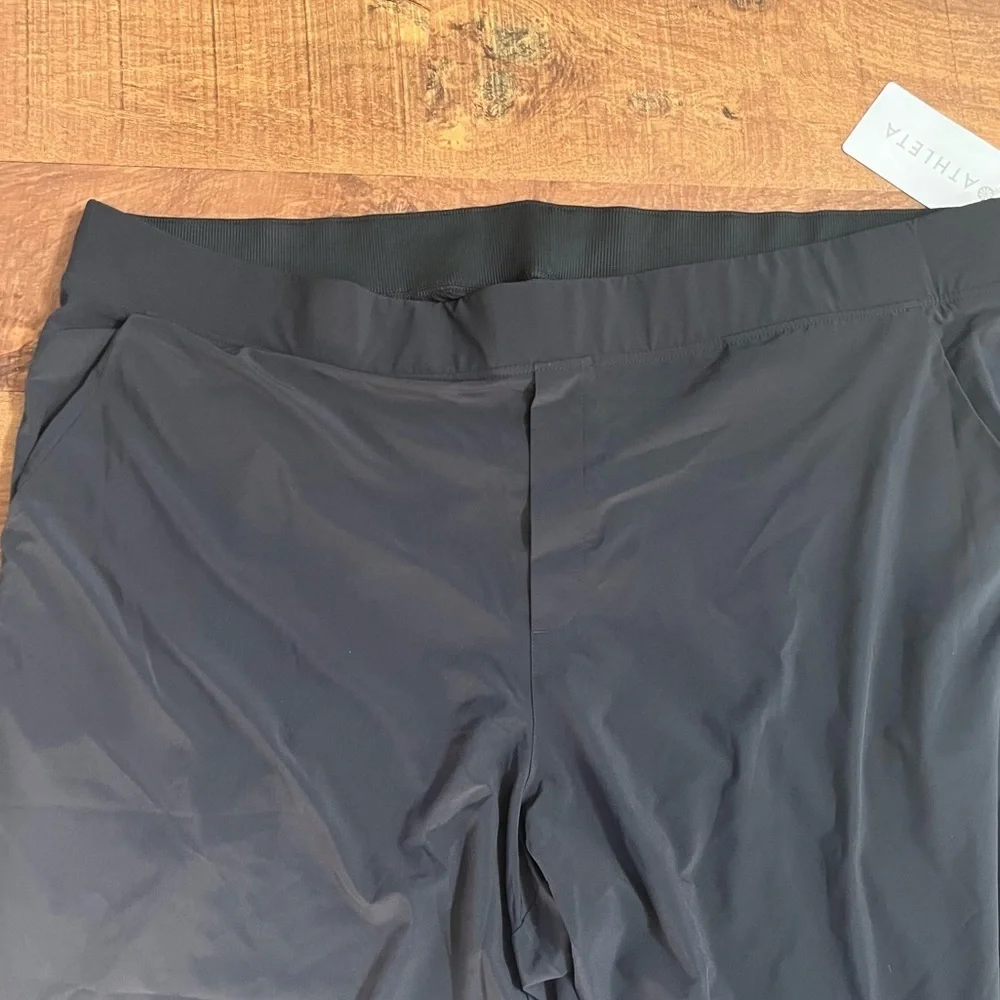 Athleta Brooklyn black ankle pants Sz 26 plus size pockets NWT NEW - Picture 11 of 13